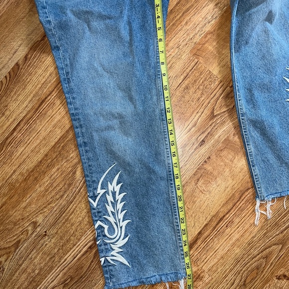 All Saints Embroidered Philly relaxed fit jeans - Picture 8 of 10